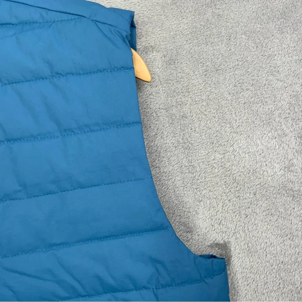 J. Crew Performance Vest Mens Small Quilted Full‎ Zip Blue. (NWT).